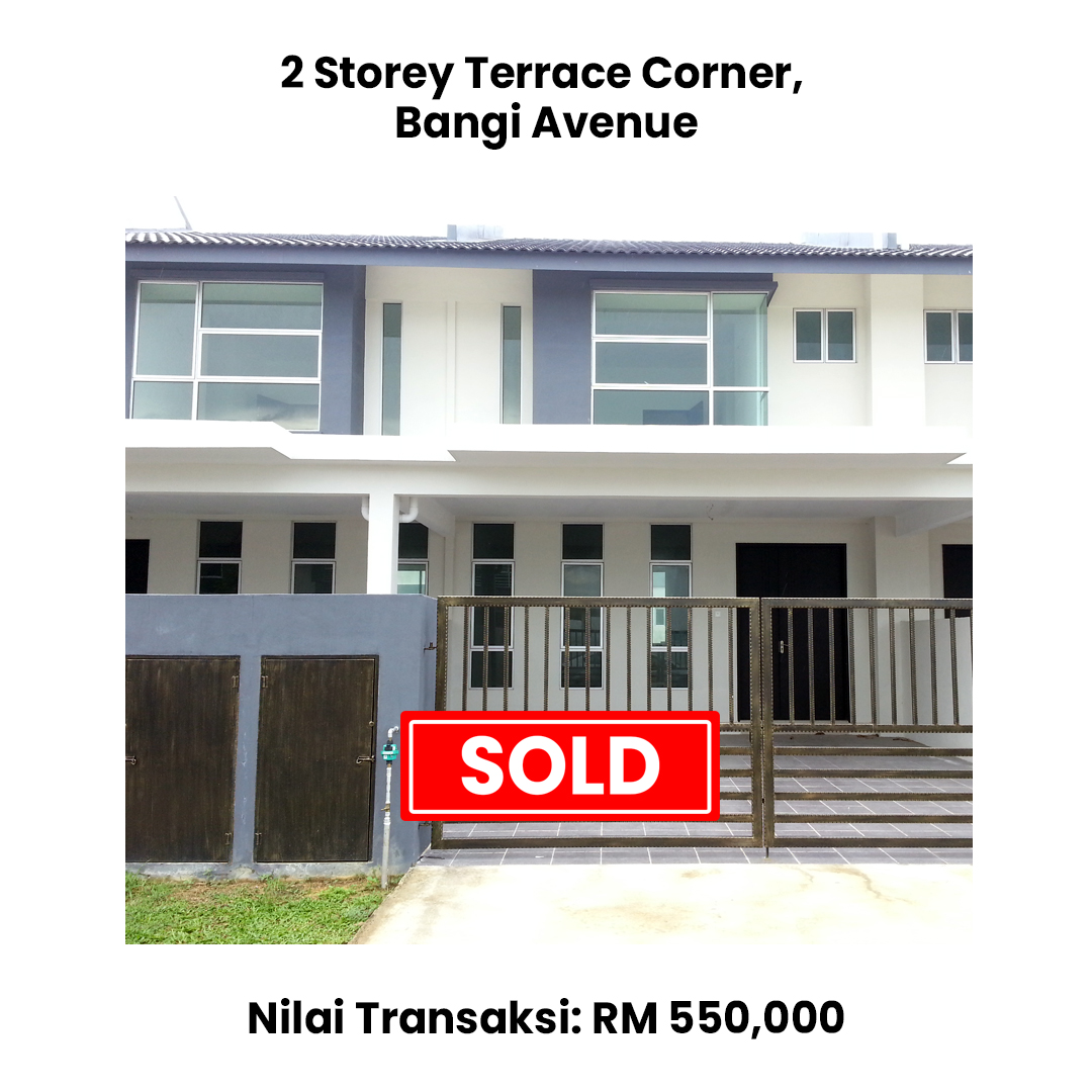 2 sty bangi avenue 550k